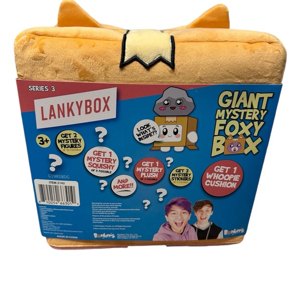 Brand NEW Lankybox Giant Mystery Foxy Box Series 3 Mystrey Collectors Set - Picture 3 of 3